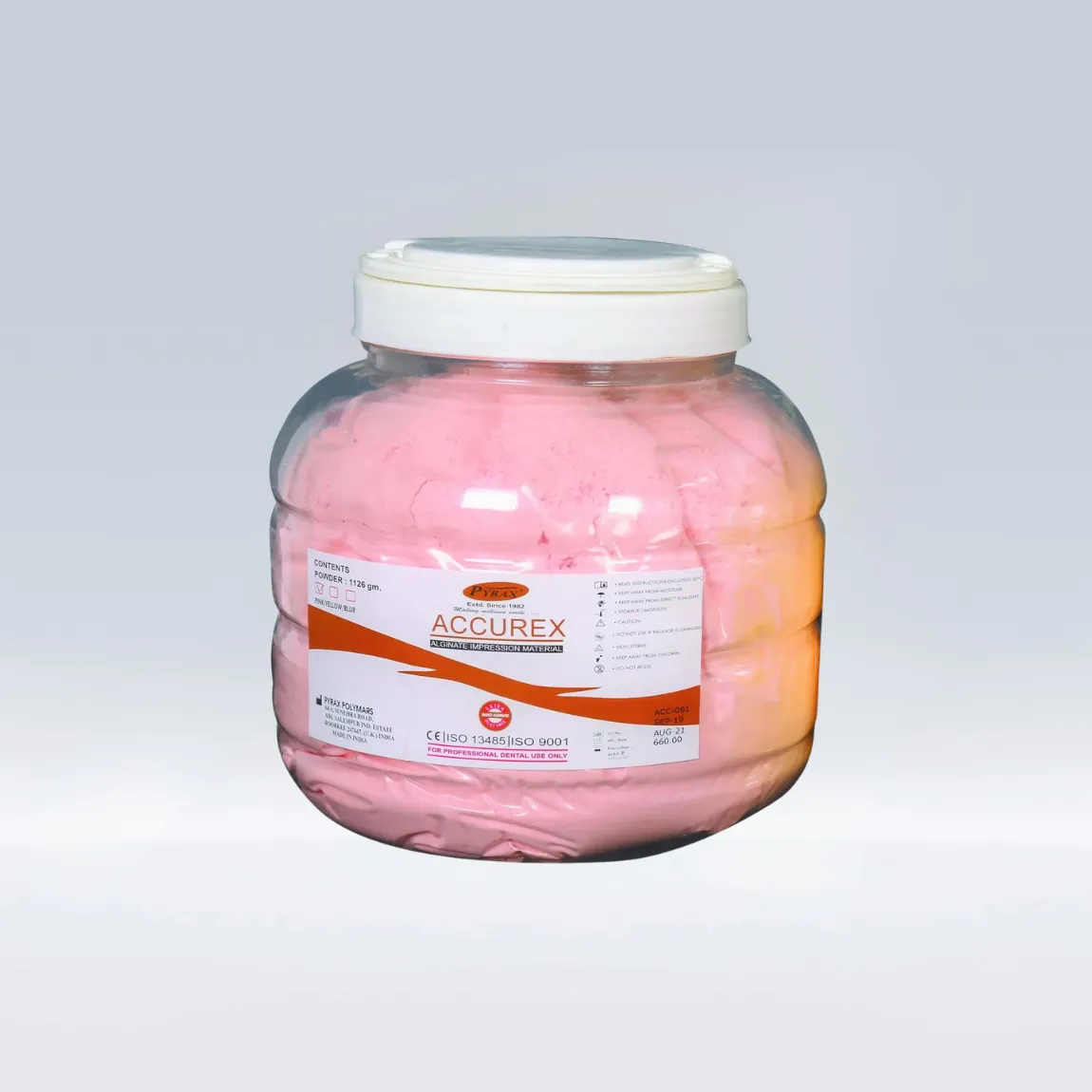 Pyrax Alginate Impression Material 1126 gms